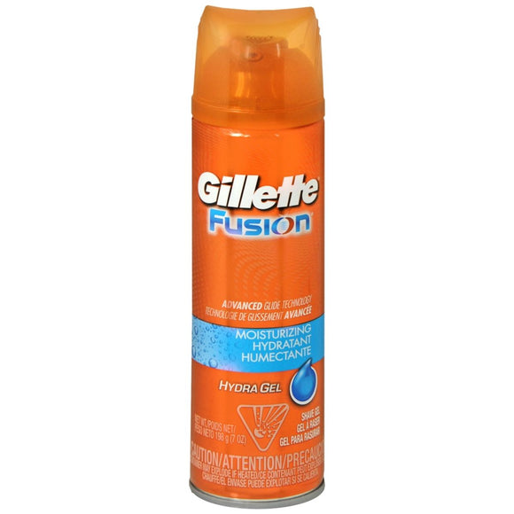 Gillette Fusion HydraGel Shave Gel Moisturizing - 7 OZ