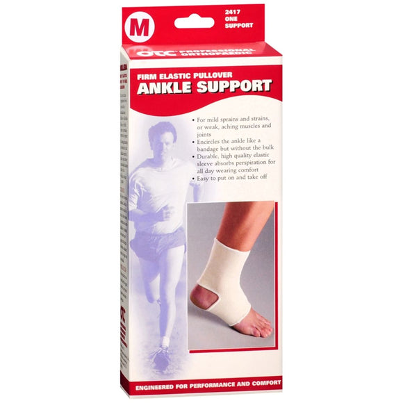 OTC Professional Orthopaedic Firm Elastic Pullover Ankle Support M 2417-M 1 EA
