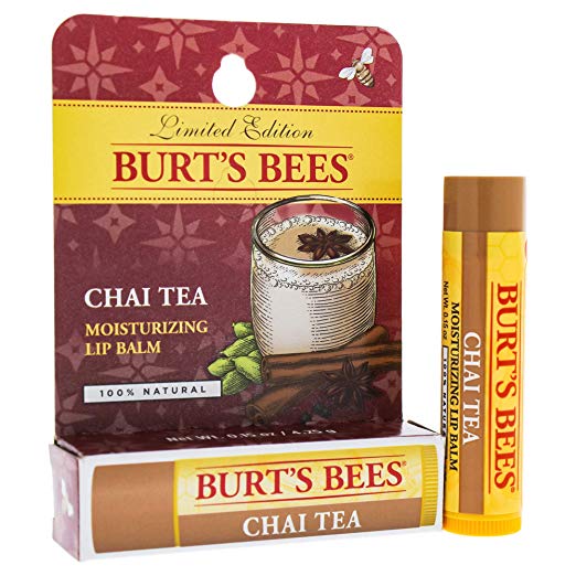 BURTS BEES LIP BALM CHAI TEA CARDED