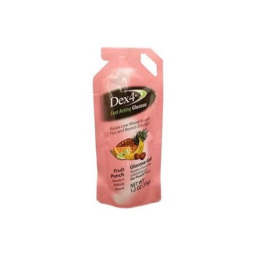 DEX4® GLUCOSE GEL 15G FRUIT PUCH 1.2 OZ