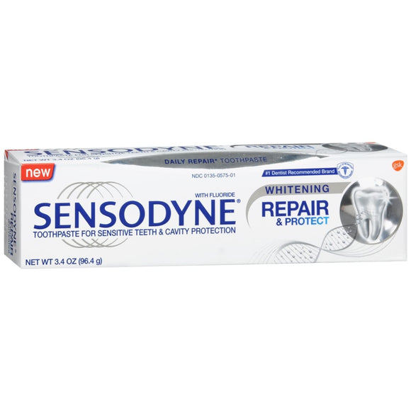 Sensodyne Toothpaste Whitening Repair & Protect - 3.4 OZ