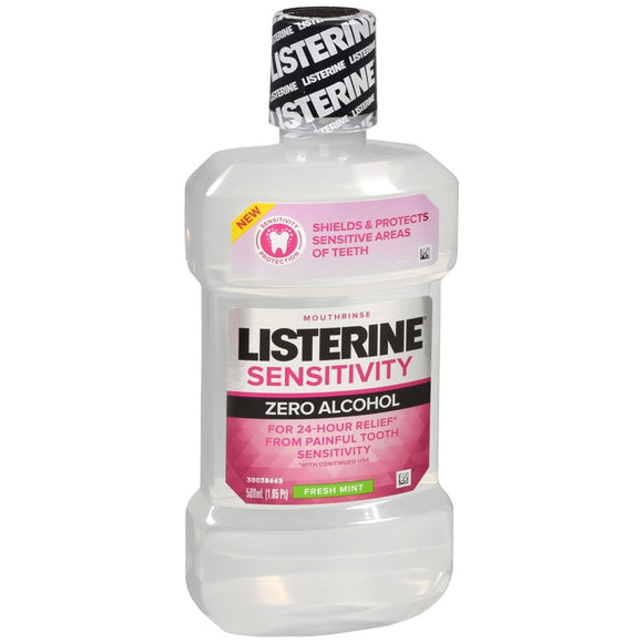Listerine Sensitivity Mouthwash Fresh Mint - 500 ML