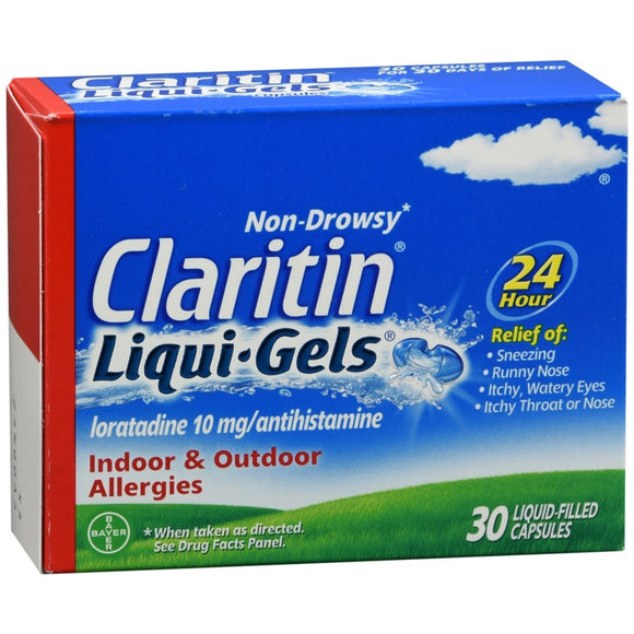 CLARITIN 24 Hour Allergy Liqui-Gels 30 CP