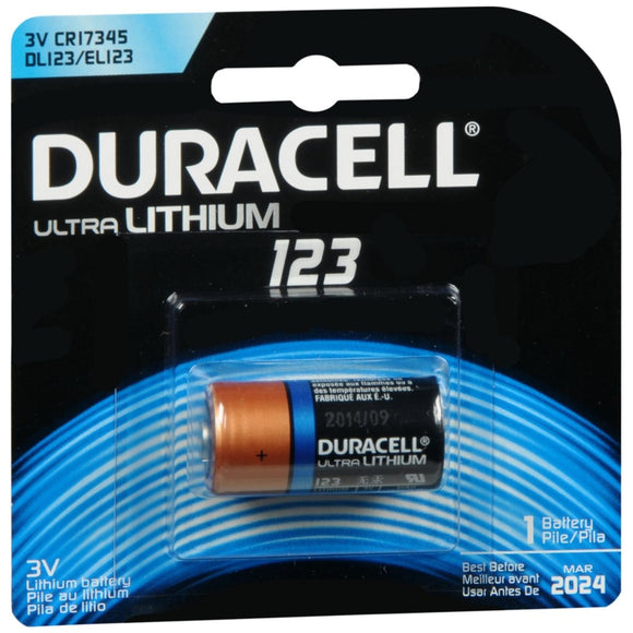 Duracell Ultra Lithium Battery 123 - 1 EA