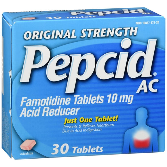 Pepcid AC Tablets Original Strength - 30 TB