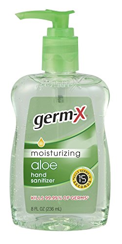 GERM-XÂ® ALOE HAND SANITIZER PUMP 8 OZ