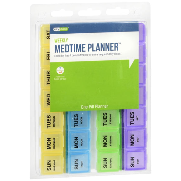 Ezy Dose Weekly Medtime Planner - 1 EA