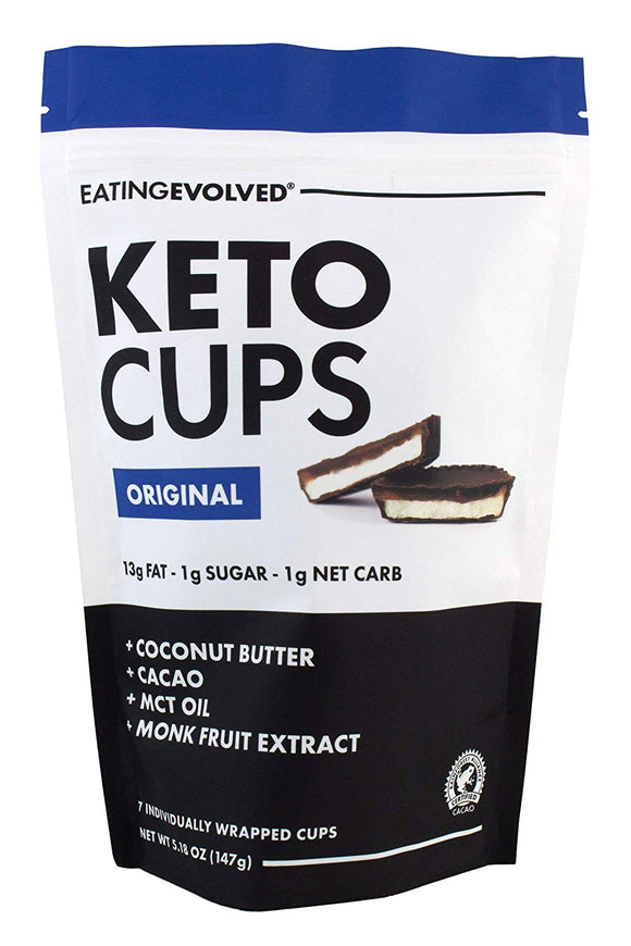 Eating Evolved Keto Cups - Original Keto Pouch - 5.25 oz.