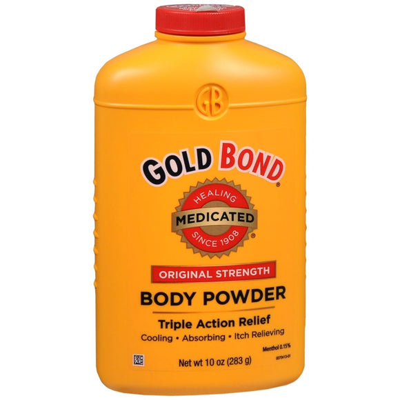 Gold Bond Medicated Body Powder Original Strength - 10 OZ