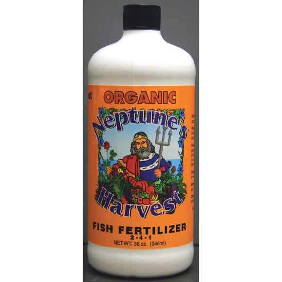 Neptunes Harvest Fish Fertilzer - Orange Label - 36 oz