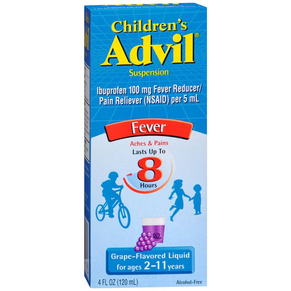 Advil Children's Fever Reducer/Pain Reliever Liquid Grape Flavored - 4 OZ