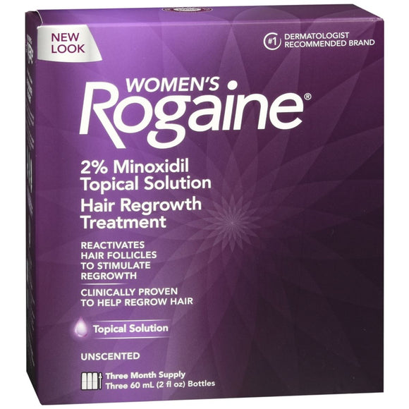 Rogaine Women's Hair Regrowth Treatment Topical Solution Unscented - 6 OZ