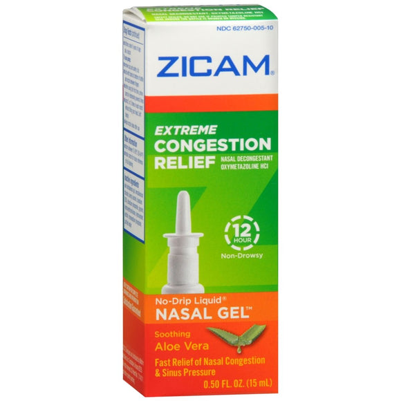 Zicam Extreme Congestion Relief No-Drip Liquid Nasal Gel - 0.5 OZ
