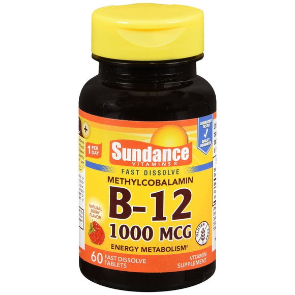 Sundance B-12 1000 mcg Fast Dissolve Tablets - 60 TB