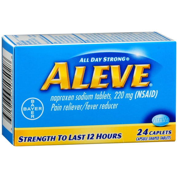 Aleve Pain Reliever/Fever Reducer Caplets - 24 CP