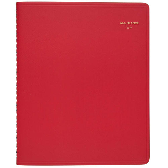 AT-A-GLANCE® Fashion Mthly Planner Red