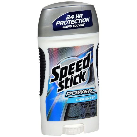 Speed Stick Power Anti-Perspirant Deodorant Unscented - 3 OZ