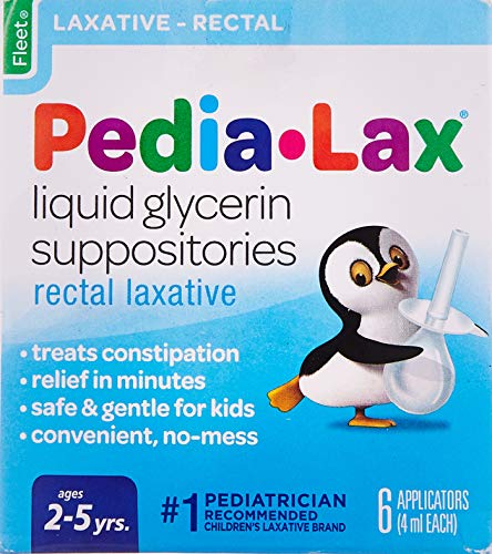 Fleet Pediaâ€‘Lax Liquid Glycerin Suppositories â€‘ 6 count