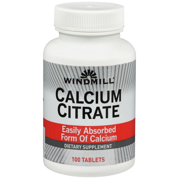 Windmill Calcium Citrate Tablets - 100 TB