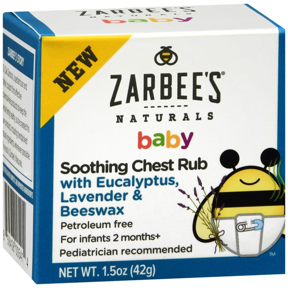 Zarbee's Naturals Baby Soothing Chest Rub - 1.5 OZ