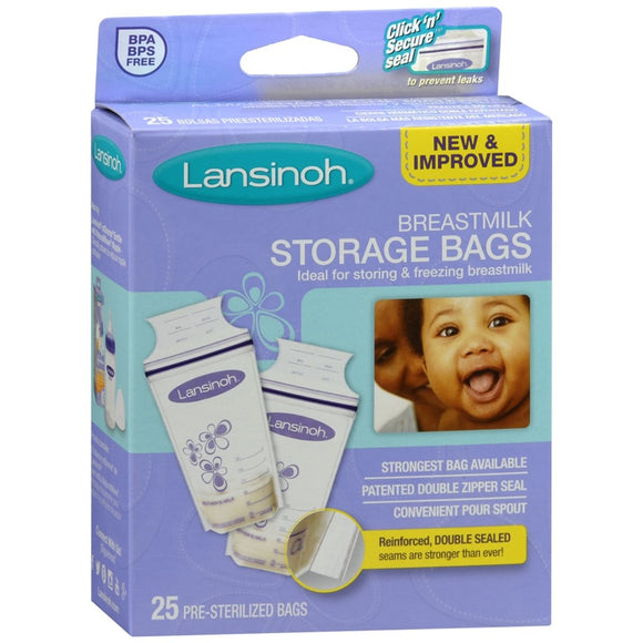 Lansinoh Breastmilk Storage Bags - 25 EA