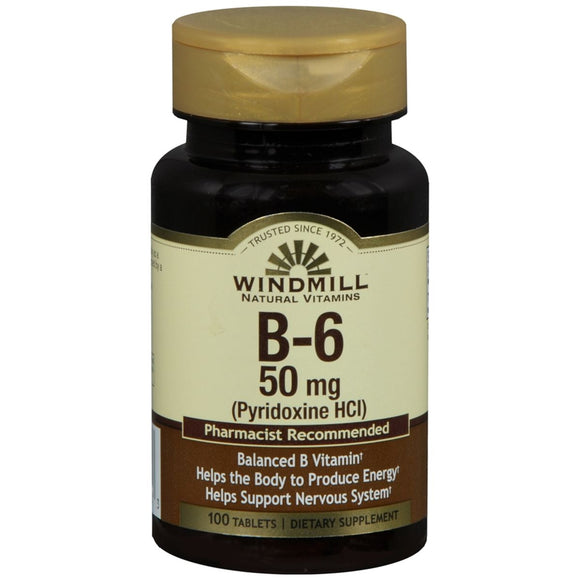 Windmill B-6 50 mg Tablets - 100 TB