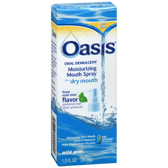 Oasis Moisturizing Mouth Spray Mild Mint - 1 OZ