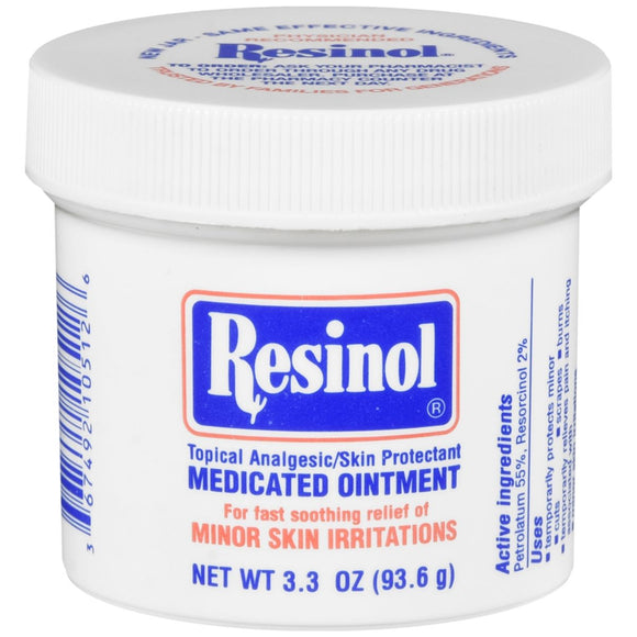 Resinol Topical Analgesic/Skin Protectant Medicated Ointment - 3.3 OZ