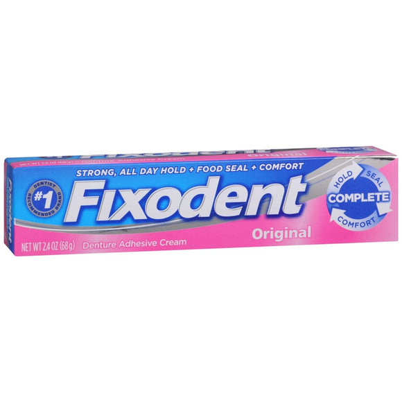 Fixodent Denture Adhesive Cream Original - 2.4 OZ