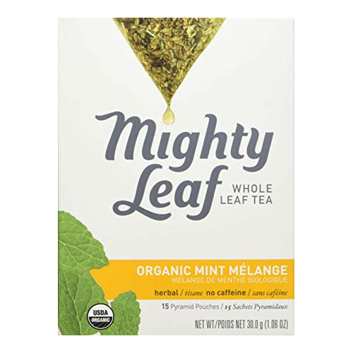 Mighty Leaf Tea Herbal Tea - Organic Mint Melange- 15 Bags