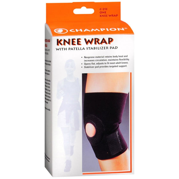 Champion Knee Wrap with Patella Stabilizer Pad 0212 1 EA