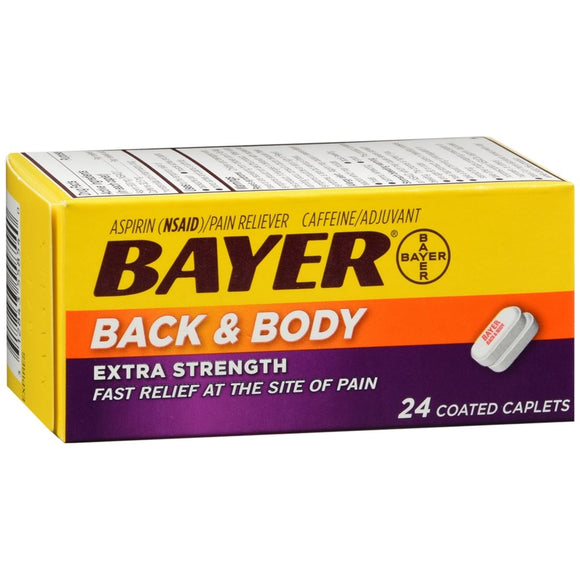 Bayer Back & Body Extra Strength Coated Caplets - 24 CP