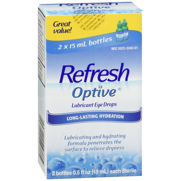 REFRESH Optive Lubricant Eye Drops - 1 OZ