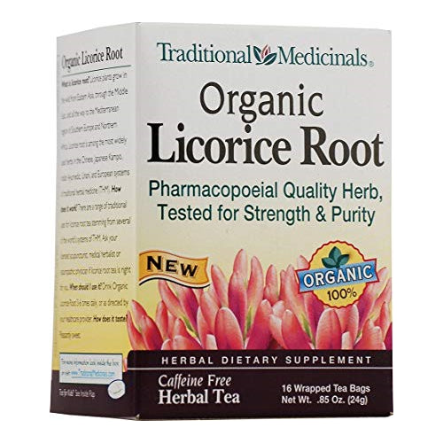 Traditional Medicinals Organic Licorice Root Herbal Tea - 16 Tea Bags