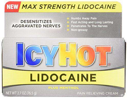 Icy Hot Cream with Maximum Strength Lidocaine, 2.7 oz