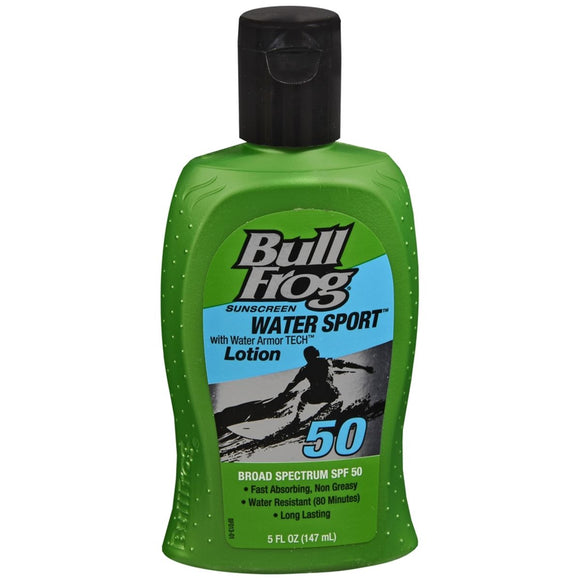 BullFrog Water Sport Sunscreen Lotion SPF 50 - 5 OZ