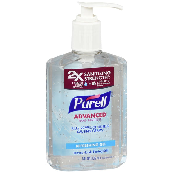Purell Advanced Hand Sanitizer Refreshing Gel - 8 OZ