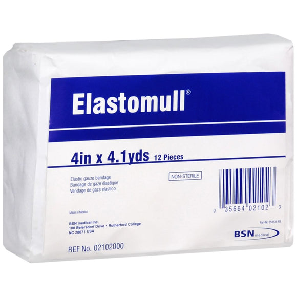 Elastomull Elastic Gauze Bandages 4 in x 4.1 yds - 12 EA