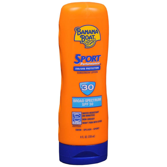 Banana Boat Sport Performance Sunscreen Lotion SPF 30 - 8 OZ