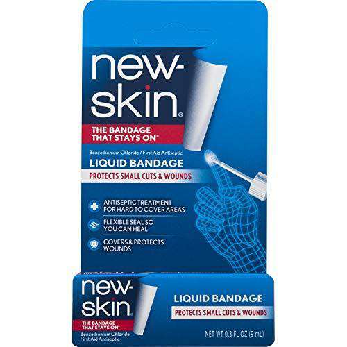 New-Skin Liquid Bandage, First Aid Liquid Antiseptic, Over 50 Applications, 0...