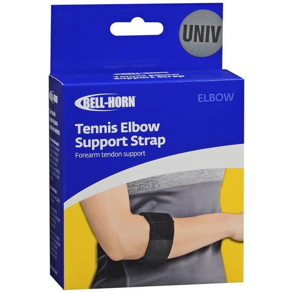 Bell-Horn Tennis Elbow Support Strap Black Universal 194 - 1 EA