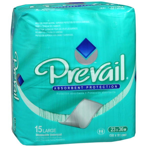 Prevail Dri-Bed Underpads 23 in x 36 in - 15 EA