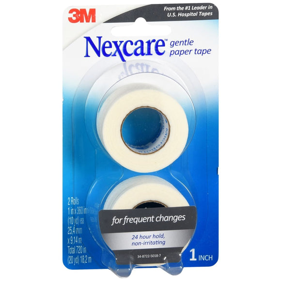 Nexcare Gentle Paper Tape 1 Inch X 10 Yards - 20 YD