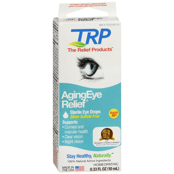 The Relief Products Aging Eye Relief Homeopathic Medicine Drops 0.33 oz