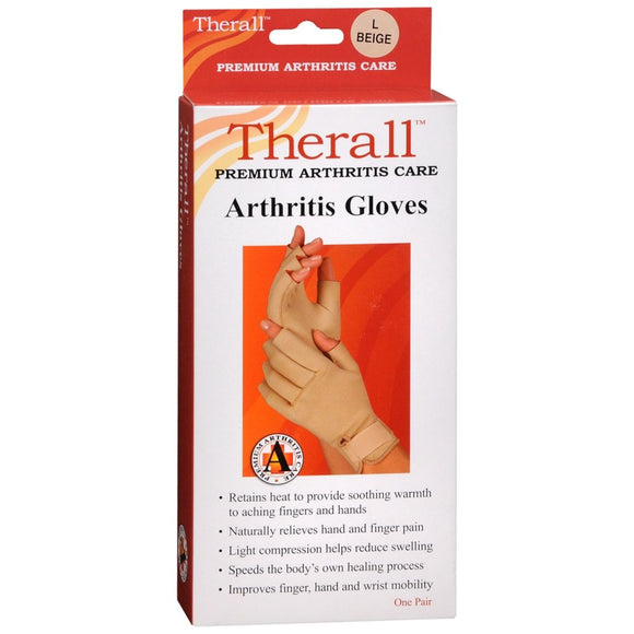 Therall Arthritis Gloves Large Beige - 1 PR