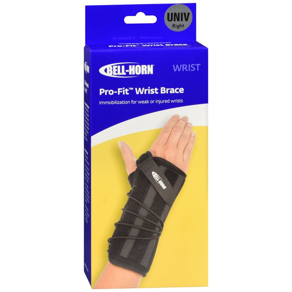 Bell-Horn Pro-Fit Wrist Brace Black Universal Right BH87560 1 EA