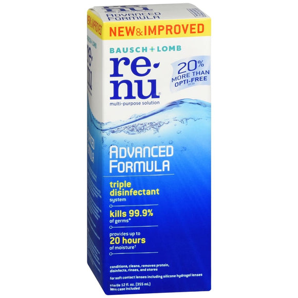 Bausch + Lomb ReNu Advanced Formula Multi-Purpose Solution - 12 OZ