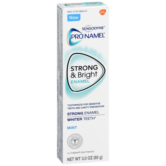 Sensodyne ProNamel Strong & Bright Enamel Toothpaste for Sensitive Teeth Mint - 3 OZ