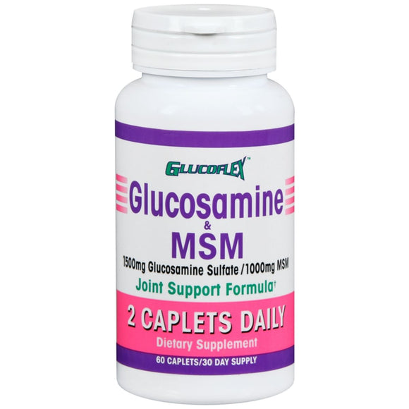 Glucoflex Glucosamine 1500 mg & MSM 1000 mg Caplets - 60 CP