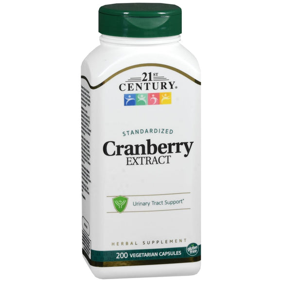 21st Century Cranberry Extract Vegetarian Capsules - 200 CP